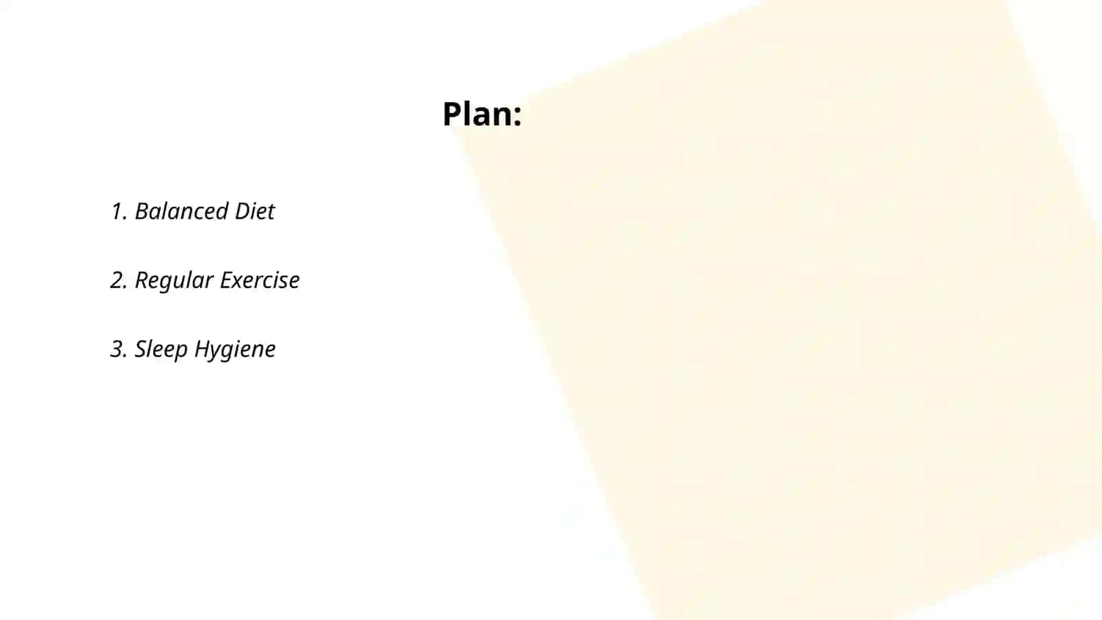 Healthy lifestyle 2