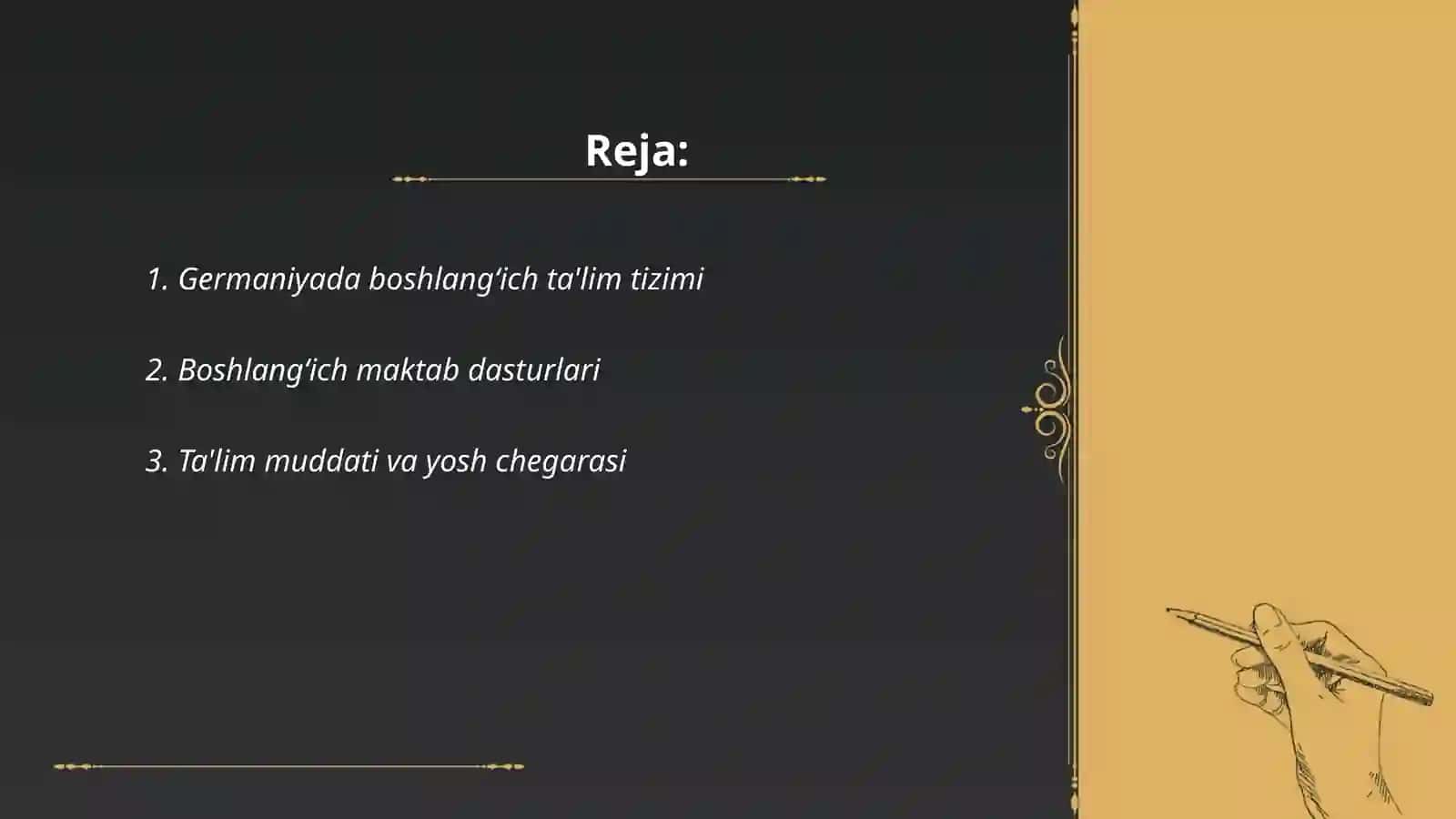 Germaniyada boshlang‘ich ta'lim tizimi 2
