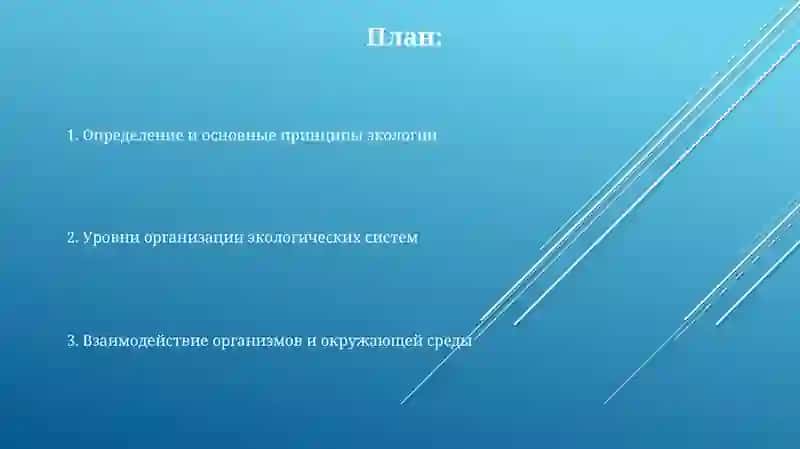 Понятие об экологии 2