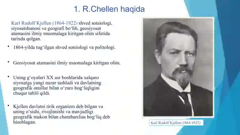 R.Chellenning geosiyosiy konsepsiyalari 2