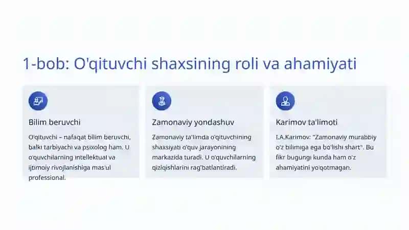 O'qituvchi Shaxsining Psixologik Xususiyatlari 2