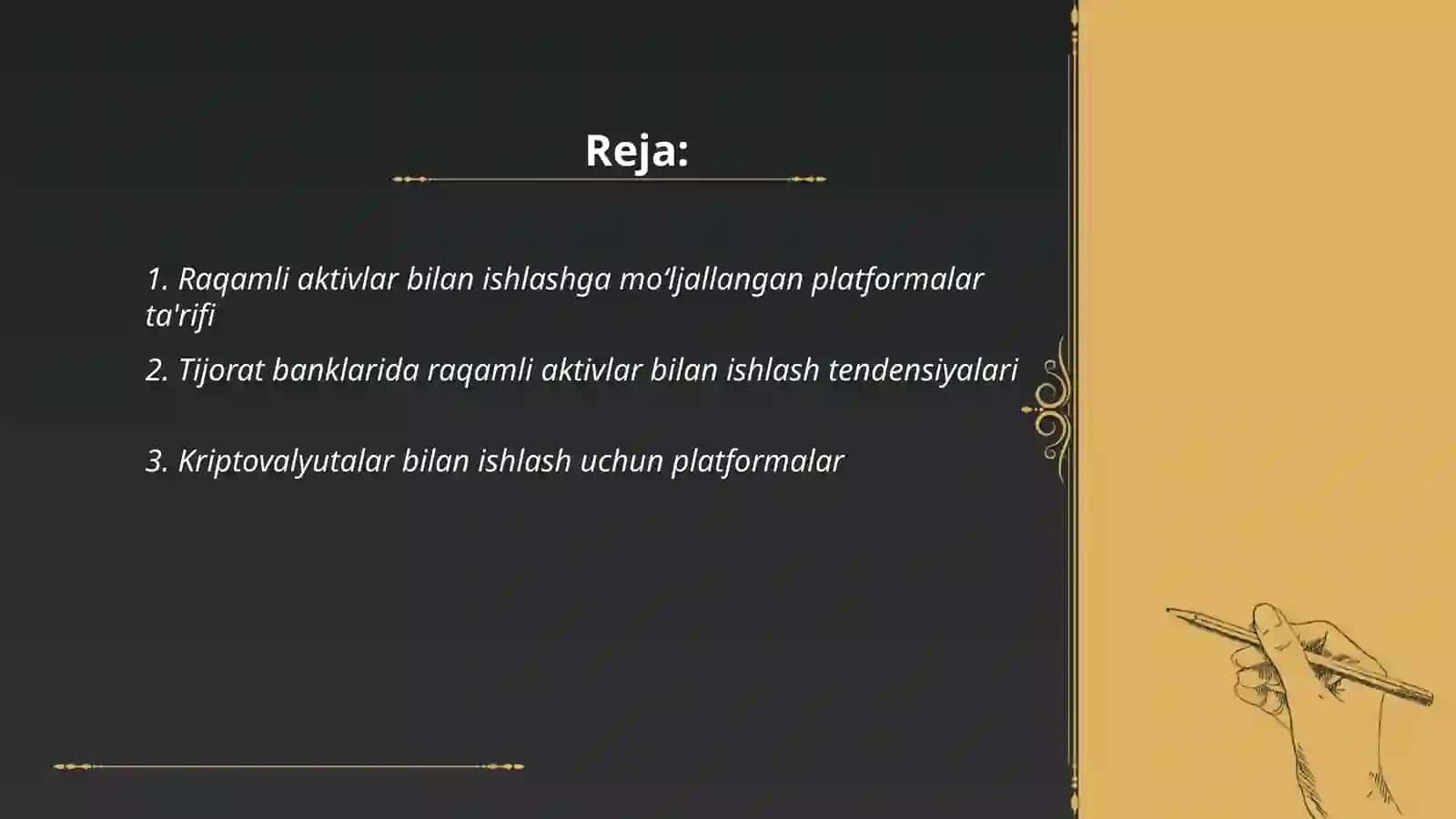 Raqamli aktivlar bilan ishlash platformalari 2