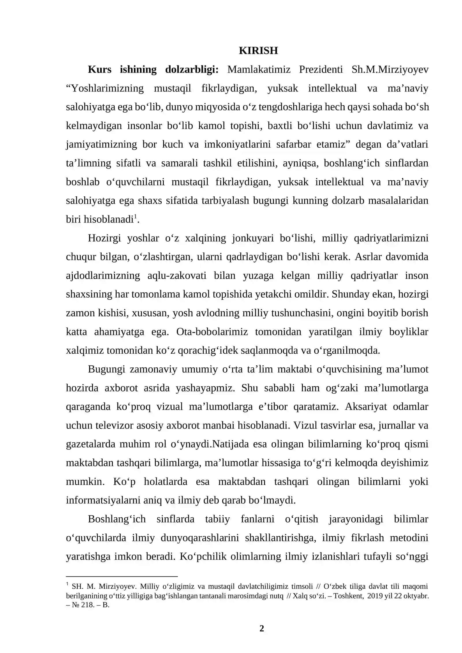 BOSHLANG‘ICH TA'LIMDA TABIIY FANLAR METODLARI 2