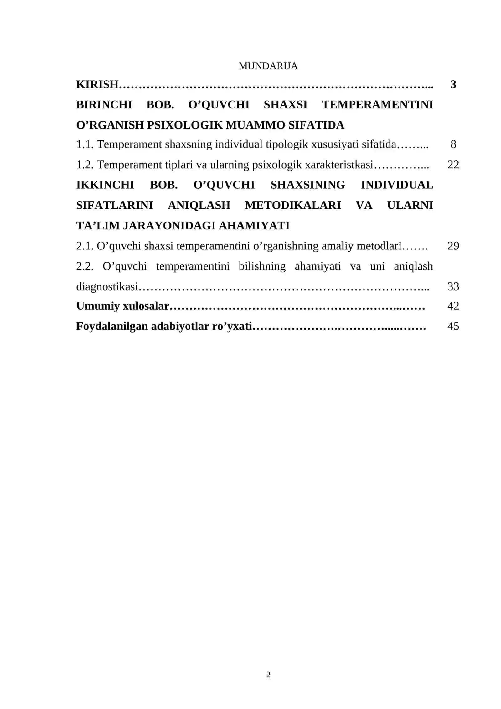 O’QUVCHI TEMPERAMENTINI O’RGANISHNING PSIXOLOGIK ASOSLARI 2