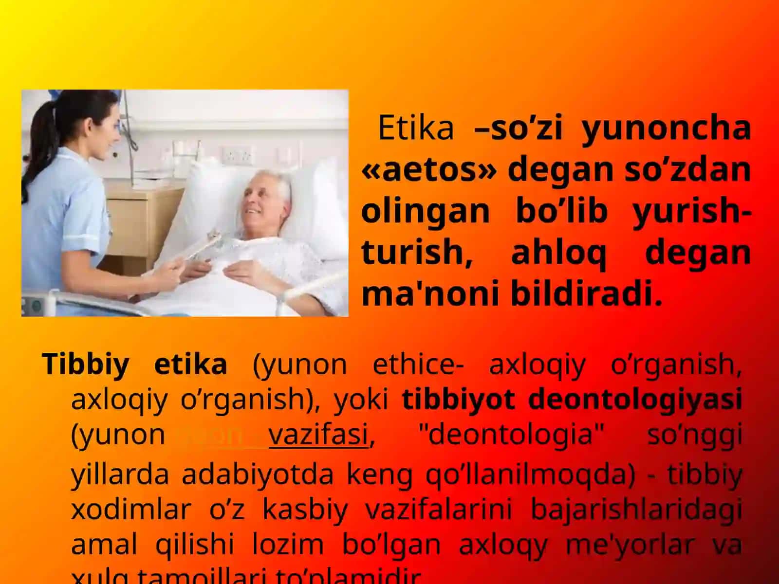 Tibbiyot etika va deontologiya 2