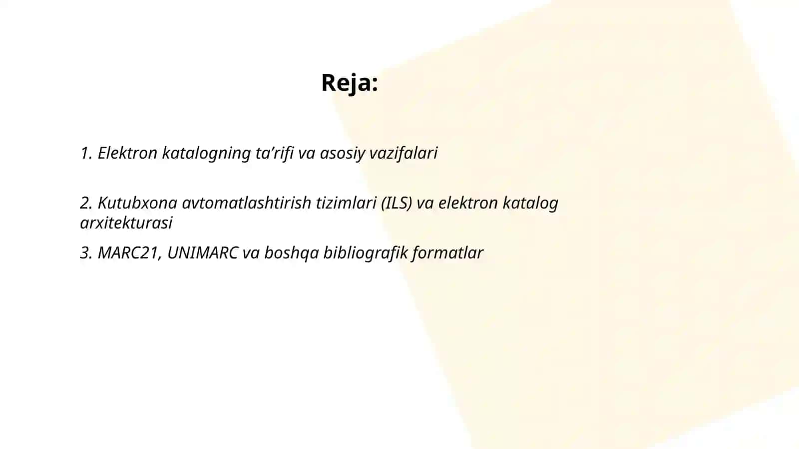 Elektron kutubxona elektron katalog 2