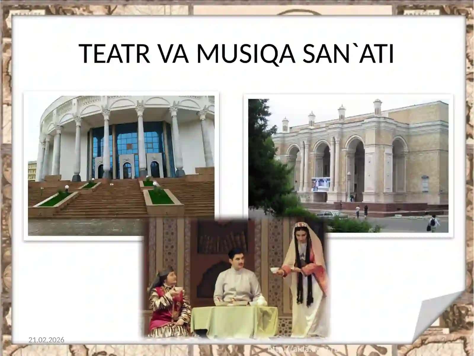 Teatr va Musiqa San'ati Rejasi 2