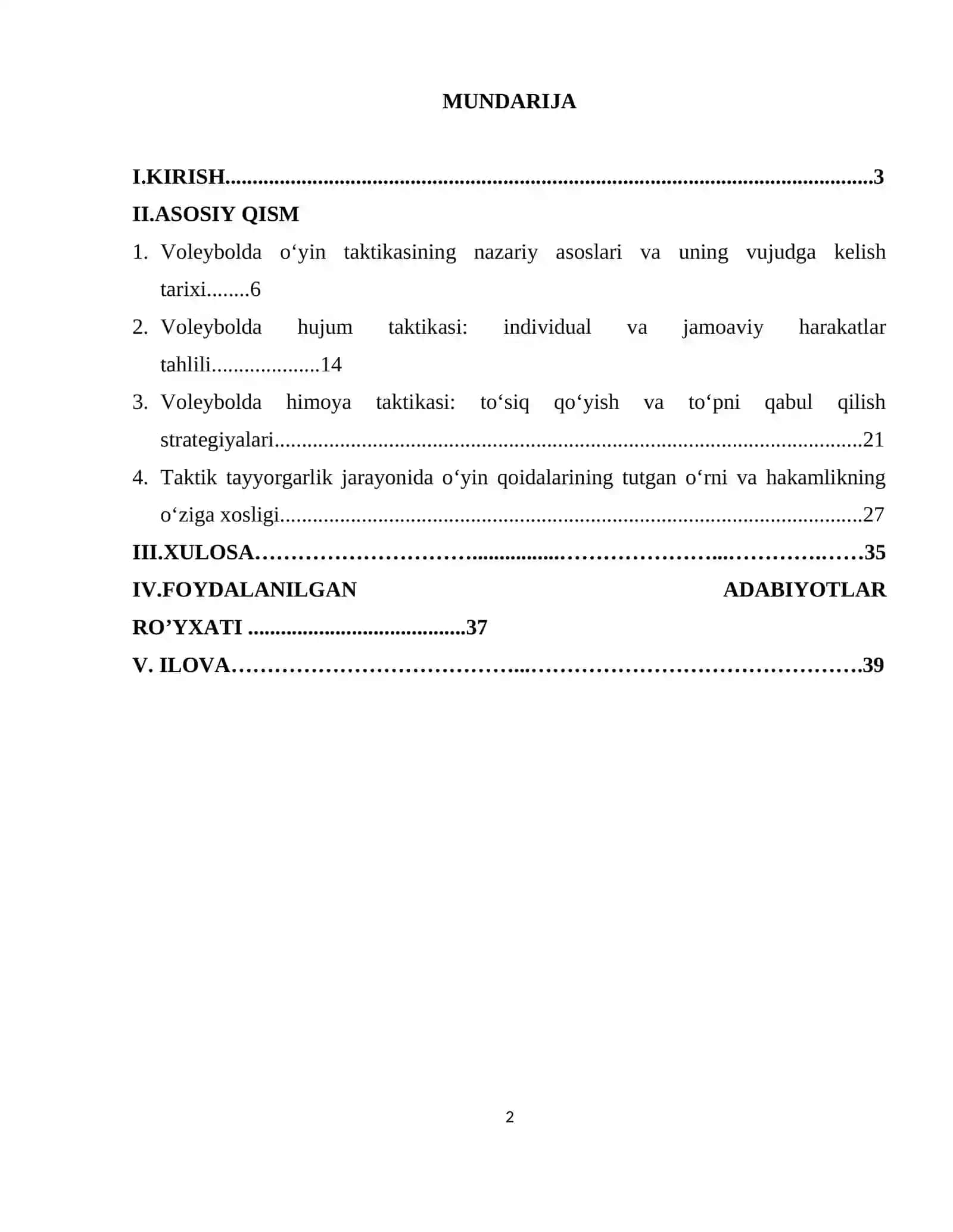 VOLEYBOL O'YIN TAKTIKASI ASOSLARI 2