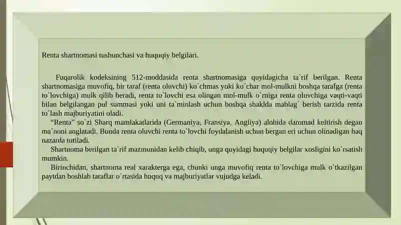 RENTA SHARTNOMASI 2