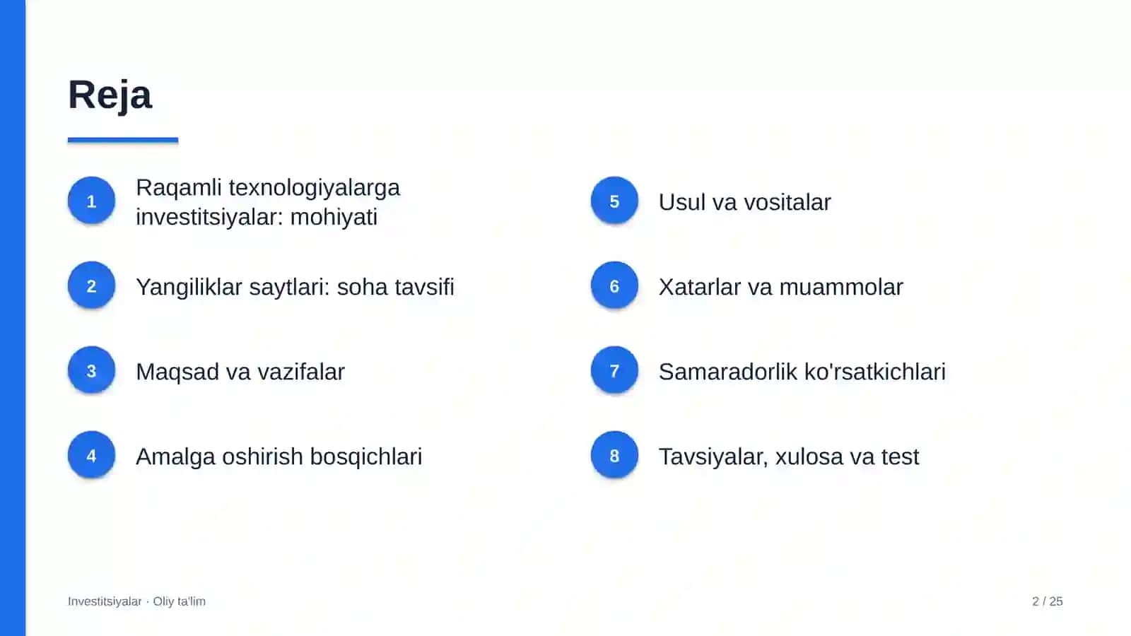Yangiliklar saytlarida raqamli texnologiyalarga investitsiyalar 2