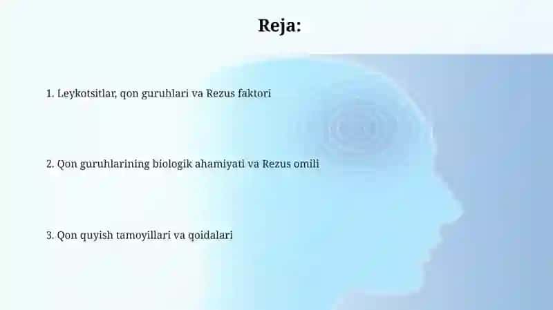 Leykotsitlar, Qon Guruhlari, Rezus Faktor 2