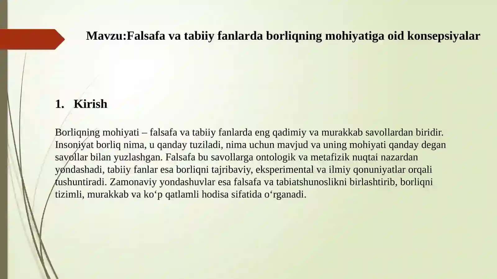FALSAFA FANIDAN MUSTAQIL ISH 2