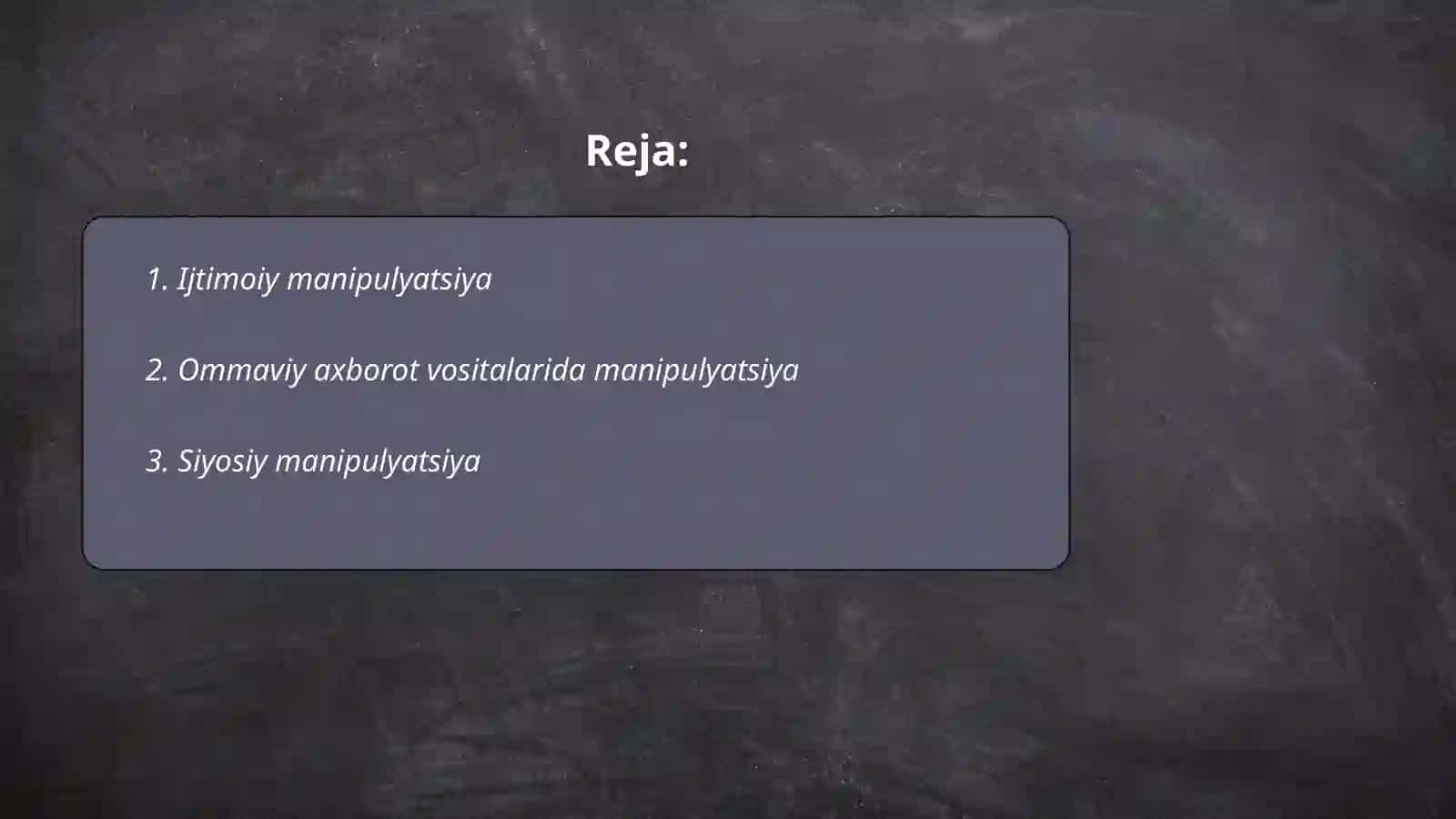 Manipulyatsiya 2