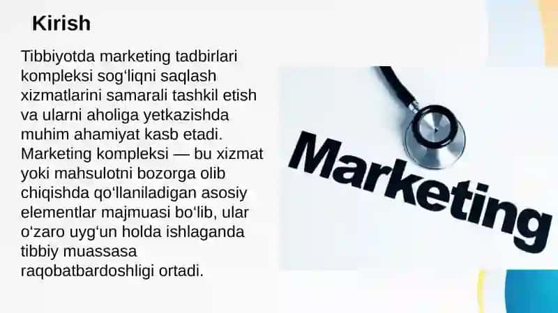 Marketing tadbirlari kompleksi va ularning moxiyati 2