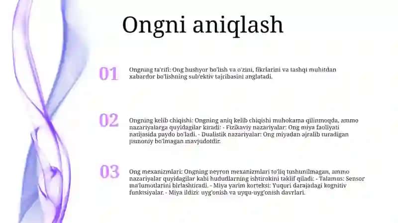 Inson Ongining Mohiyati Va Manbalari 2
