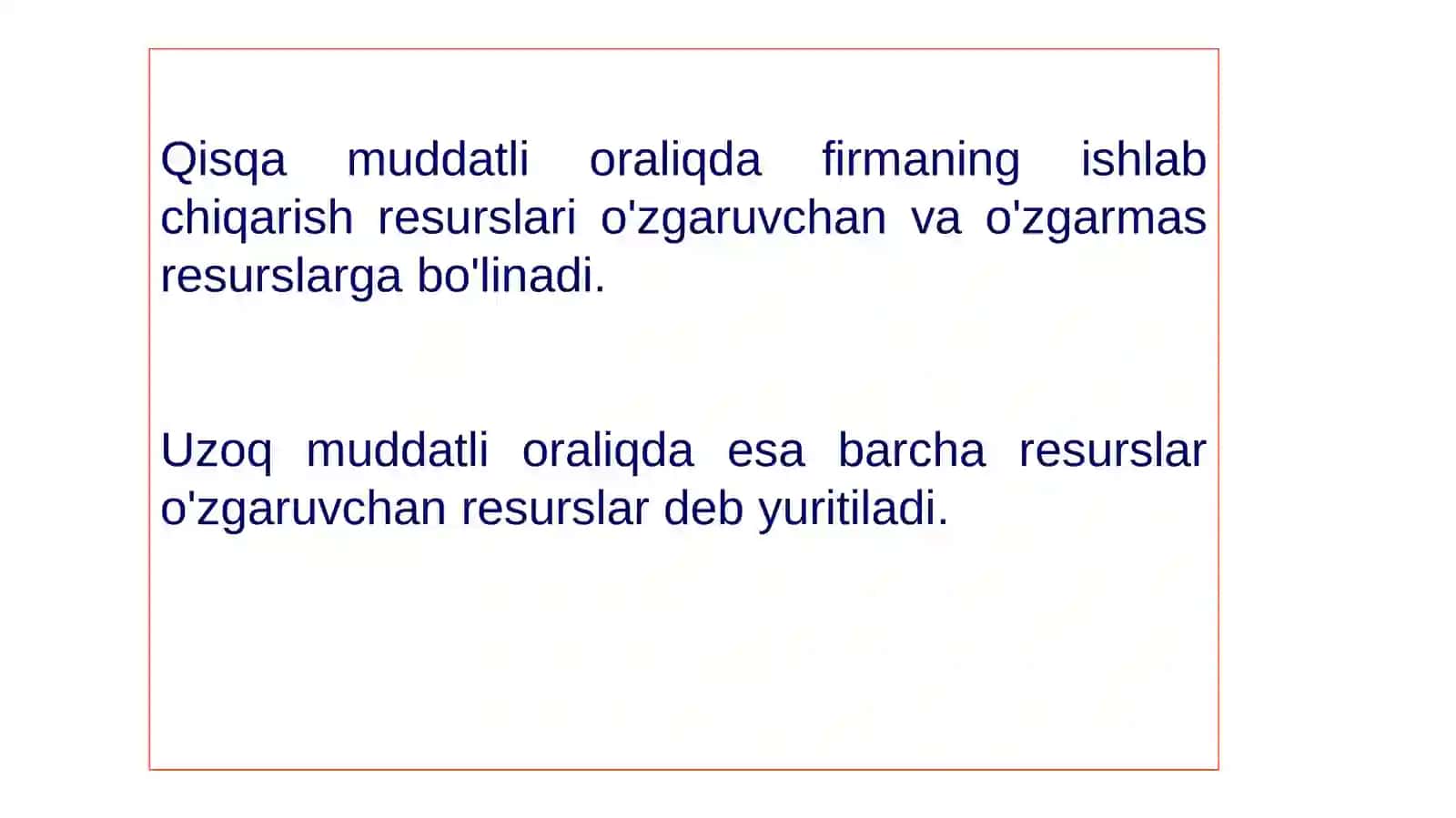 Ishlab chiqarish harajatlari 2