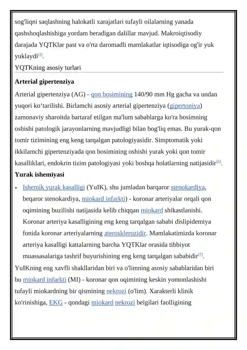 Yurak-qon tomir kasalliklari 2