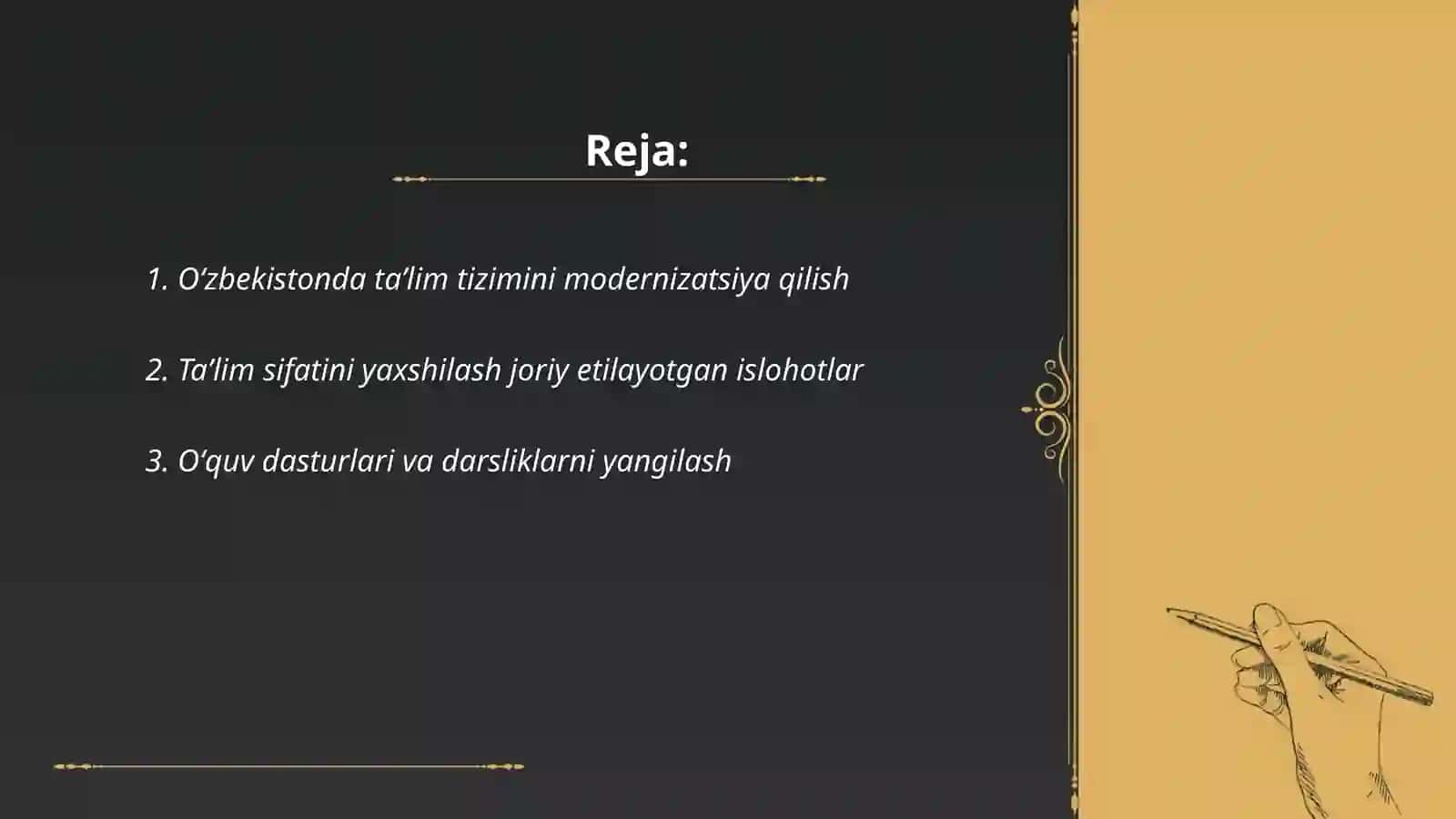 Oʻzbekistonda taʼlim islohotlari 2