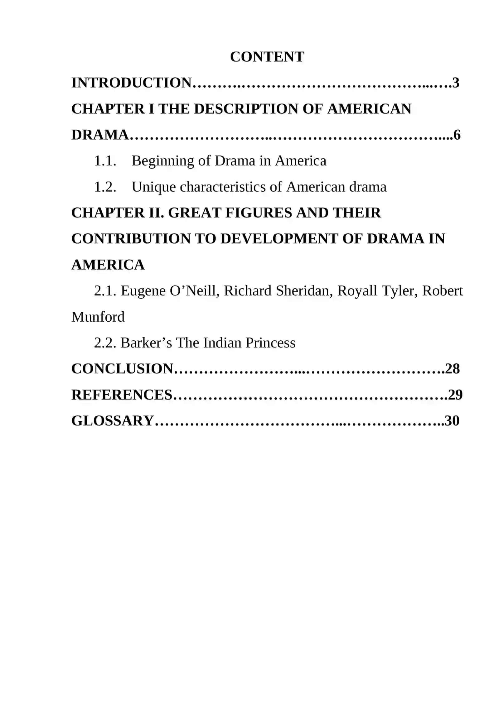 The role of American Drama in world literature kurs ishi 2
