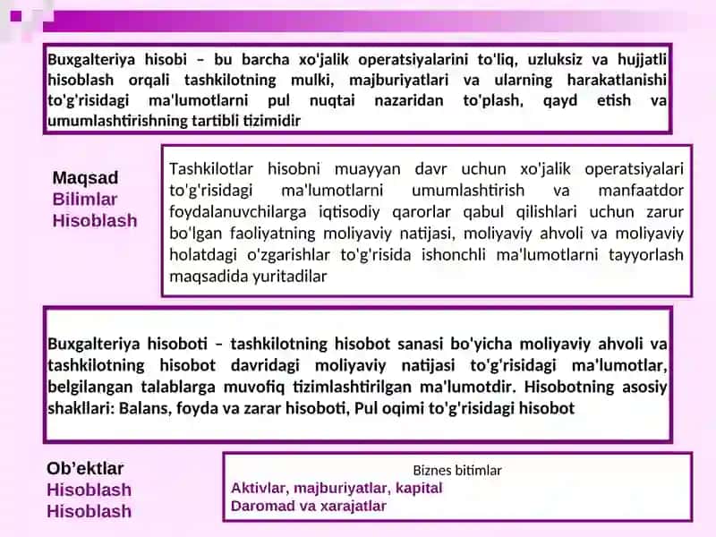 Buxgalteriya asoslari 2
