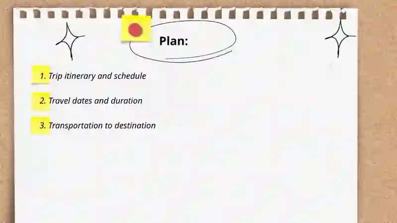Trip Itinerary 2