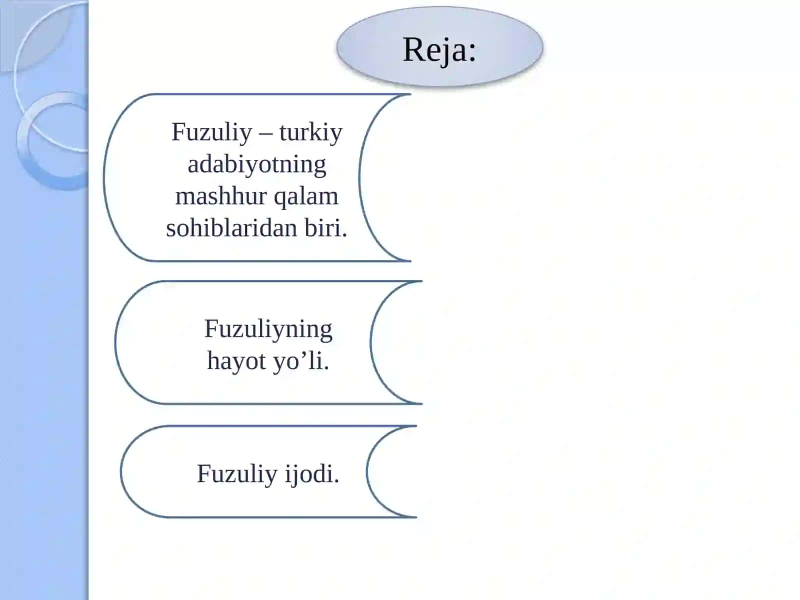 Fuzuliy hayoti va ijodi 2