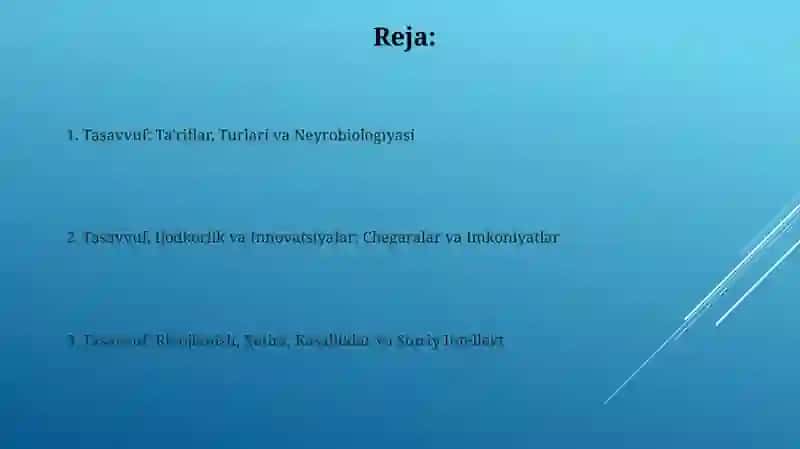Tasavvuf: Ta'riflar, Turlari va Neyrobiologiyasi 2