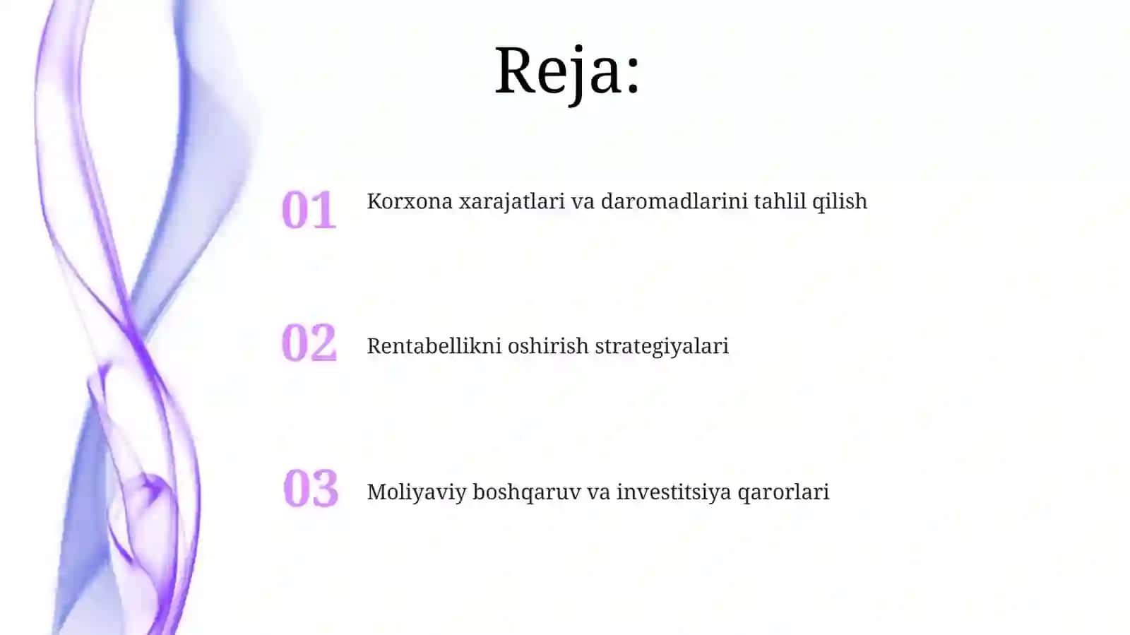 Korxona sarf harajatlari va foydasi 2