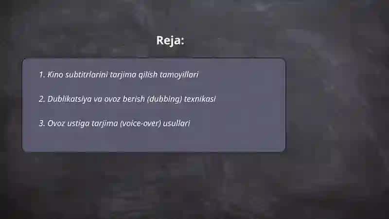 Kino tarjimasi 2