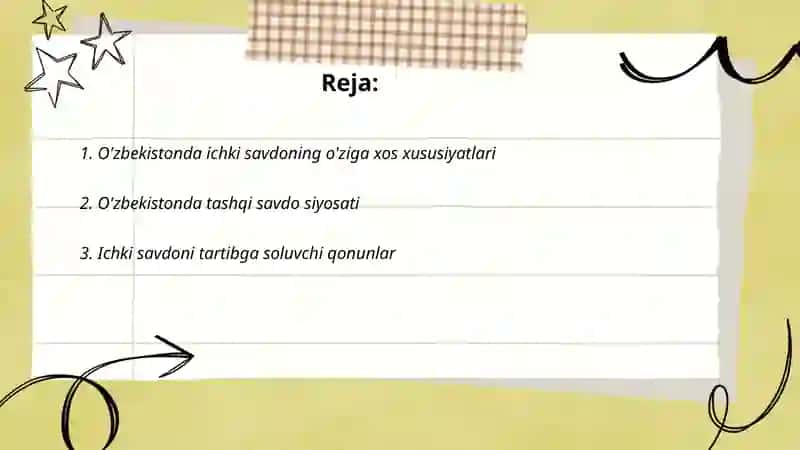 O'zbekistonda ichki va tashqi savdo 2