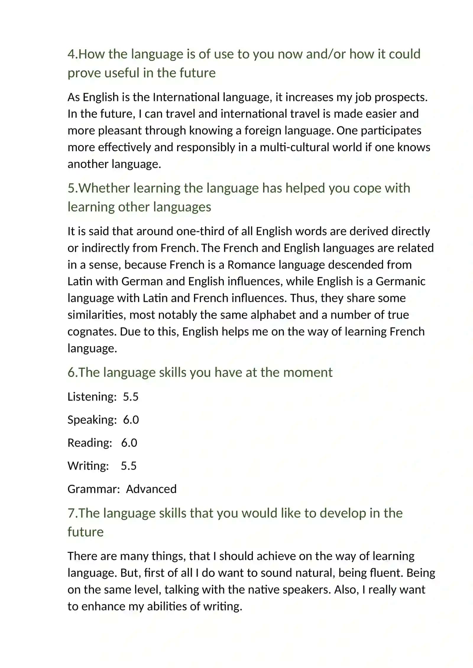 Language Biography 2