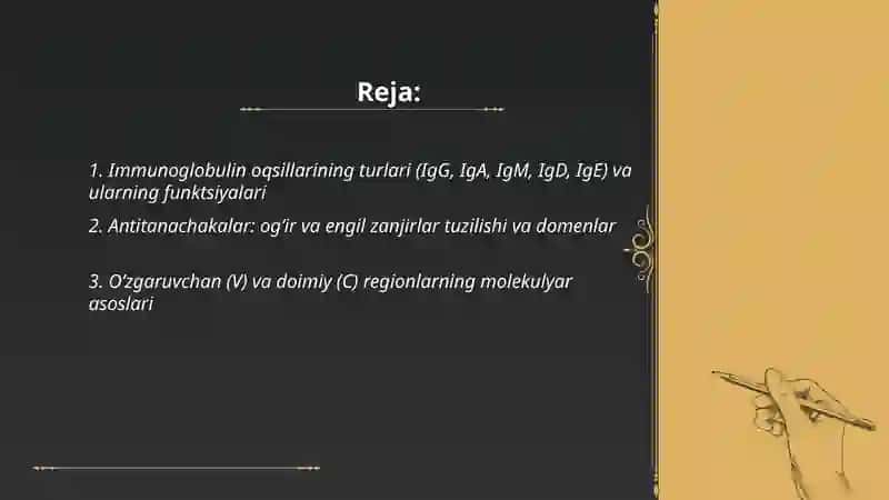 Immunoglobulin oqsillari 2