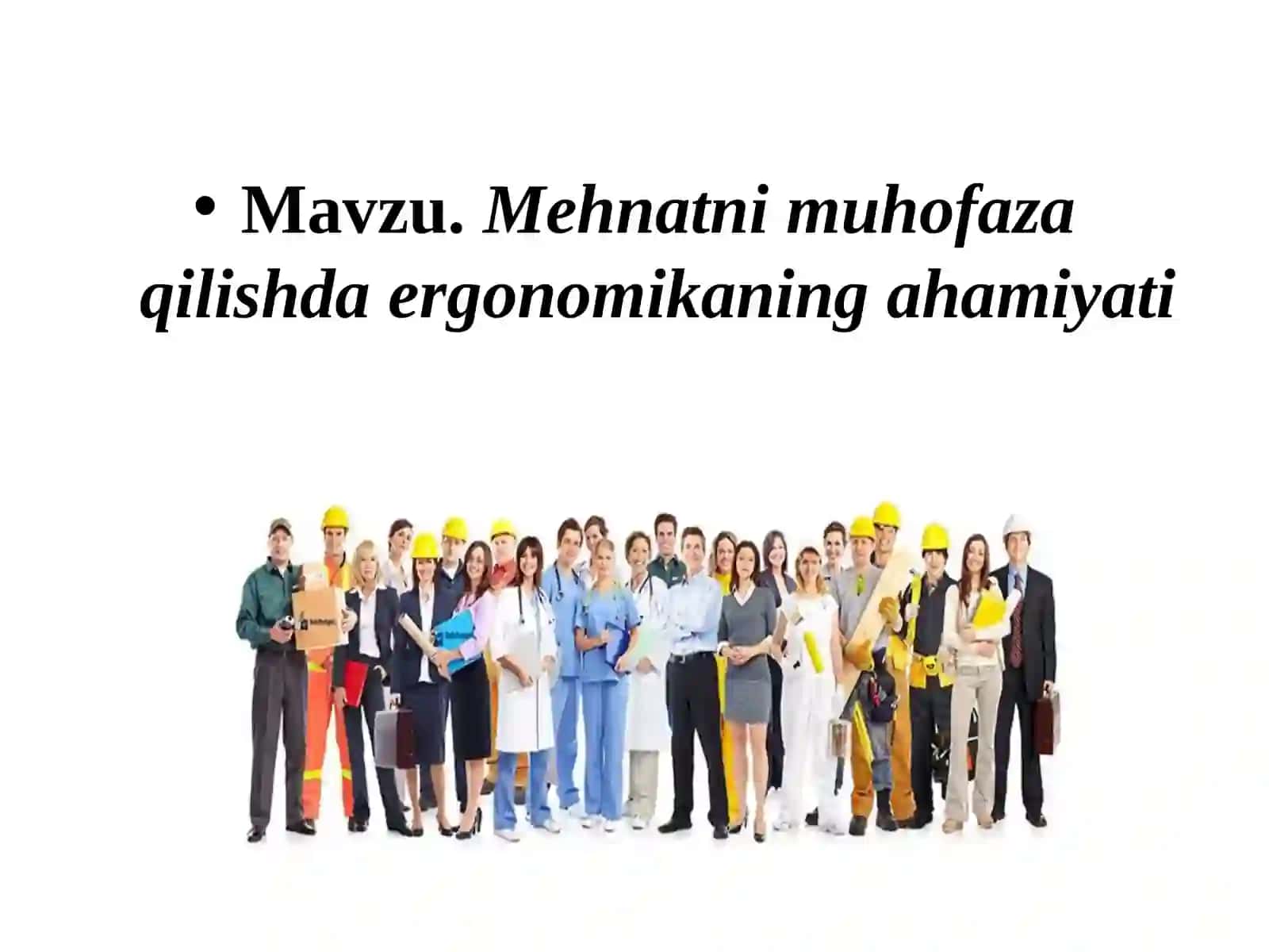 HAYOT FAOLIYATI HAVFSIZLIGI 2