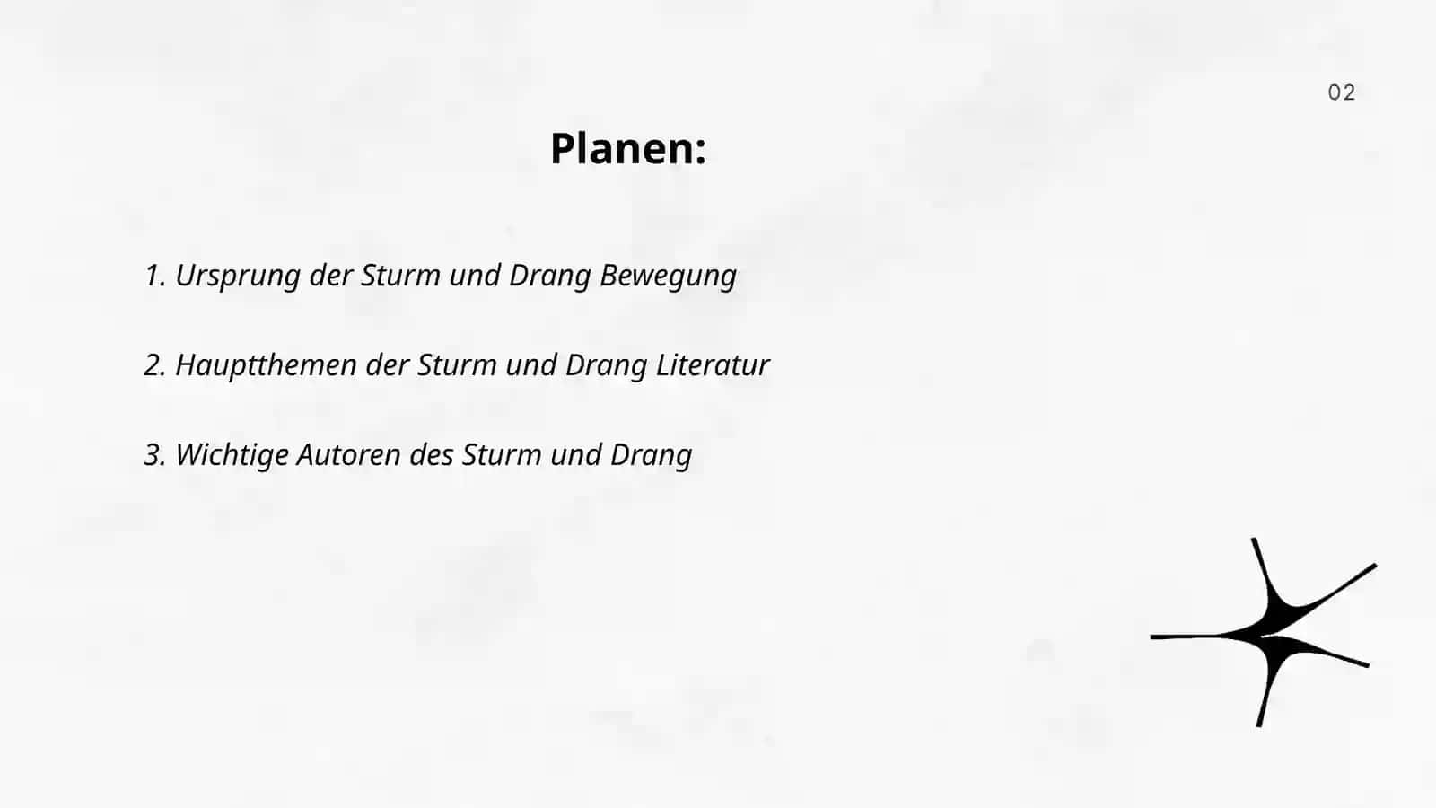 Die Literatur der Sturm und Drang Bewegung 2