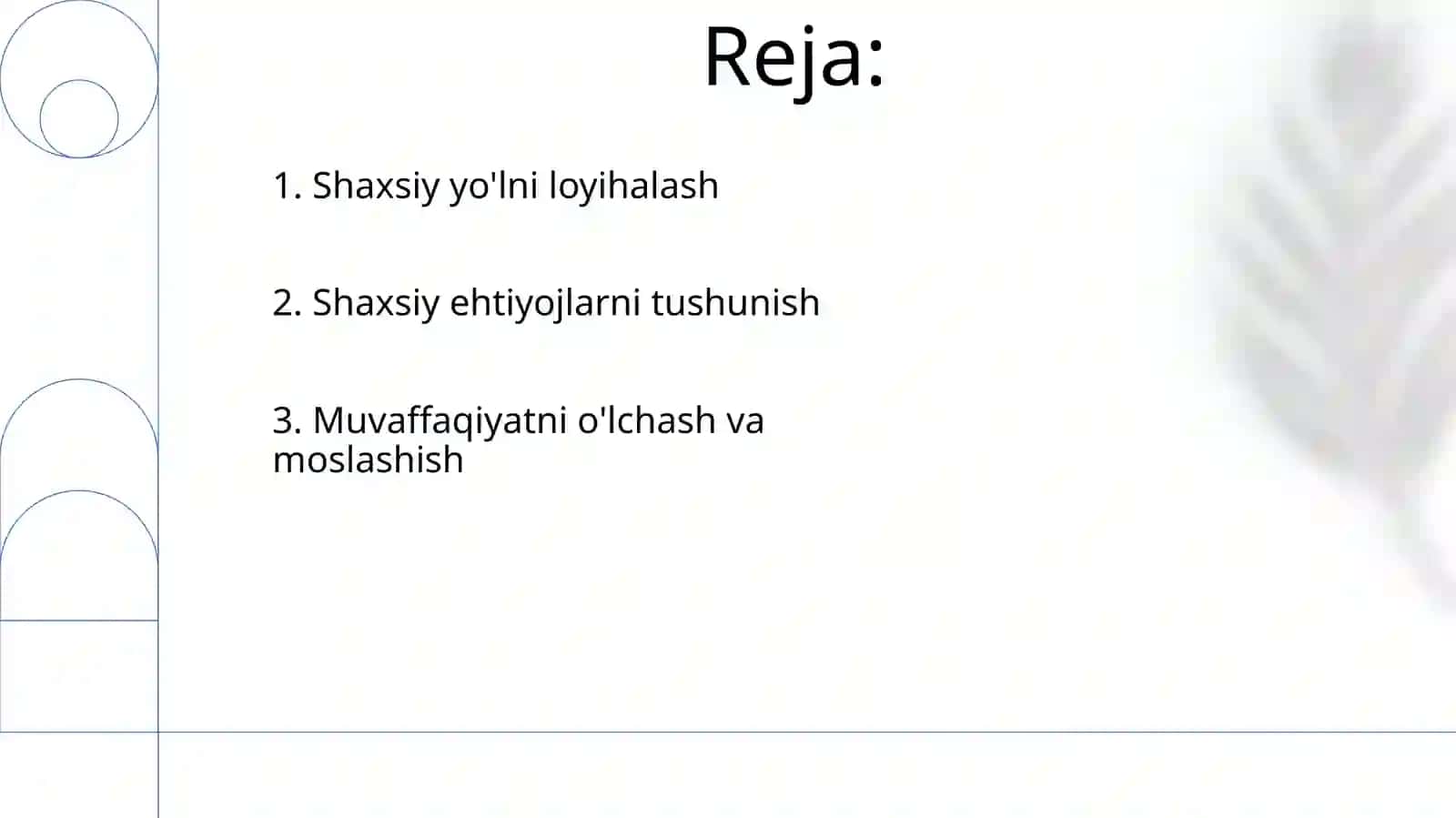 Individual Ta'lim Dasturi (ITD) 2