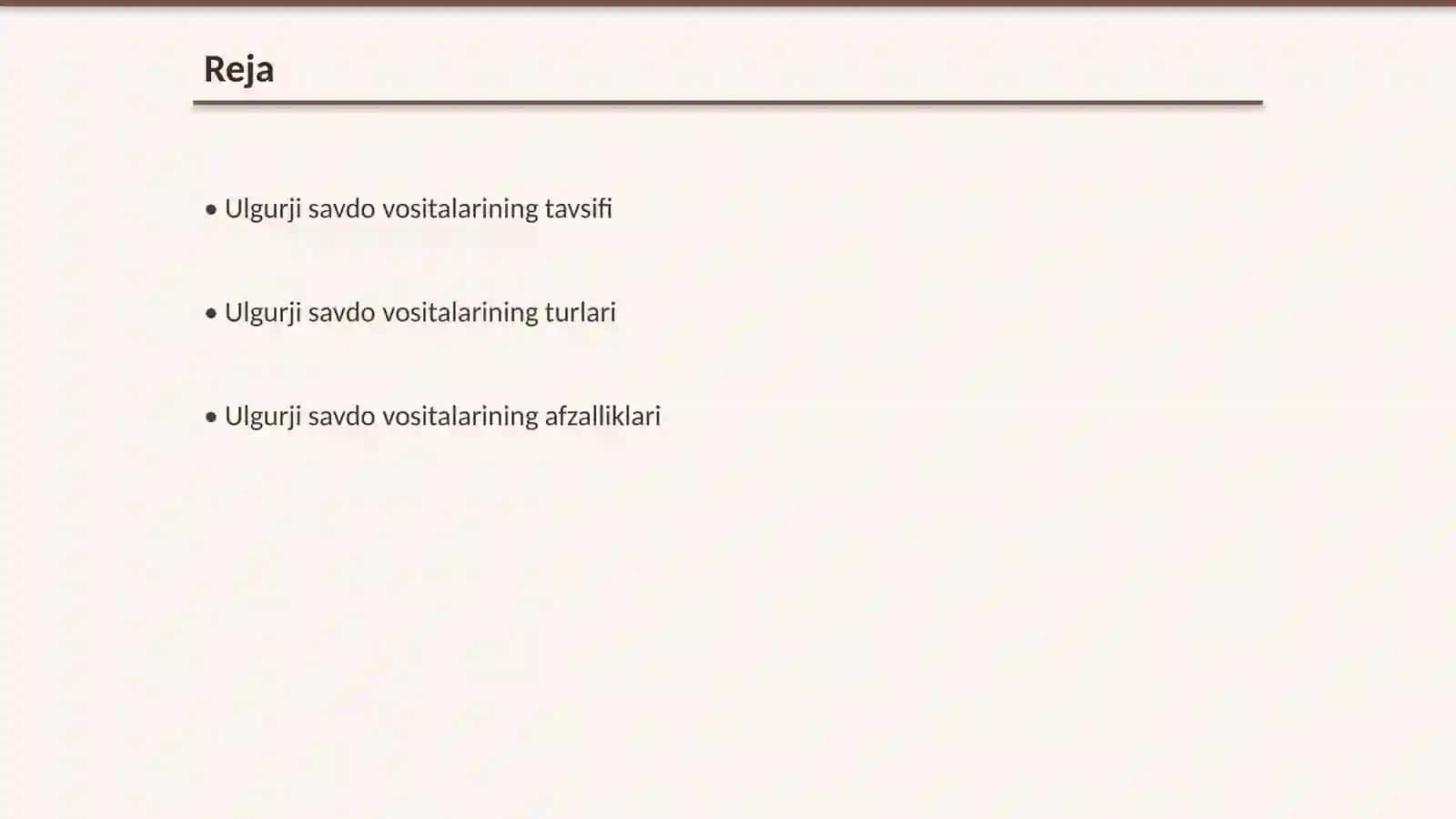 Ulgurji savdo vositalari 2
