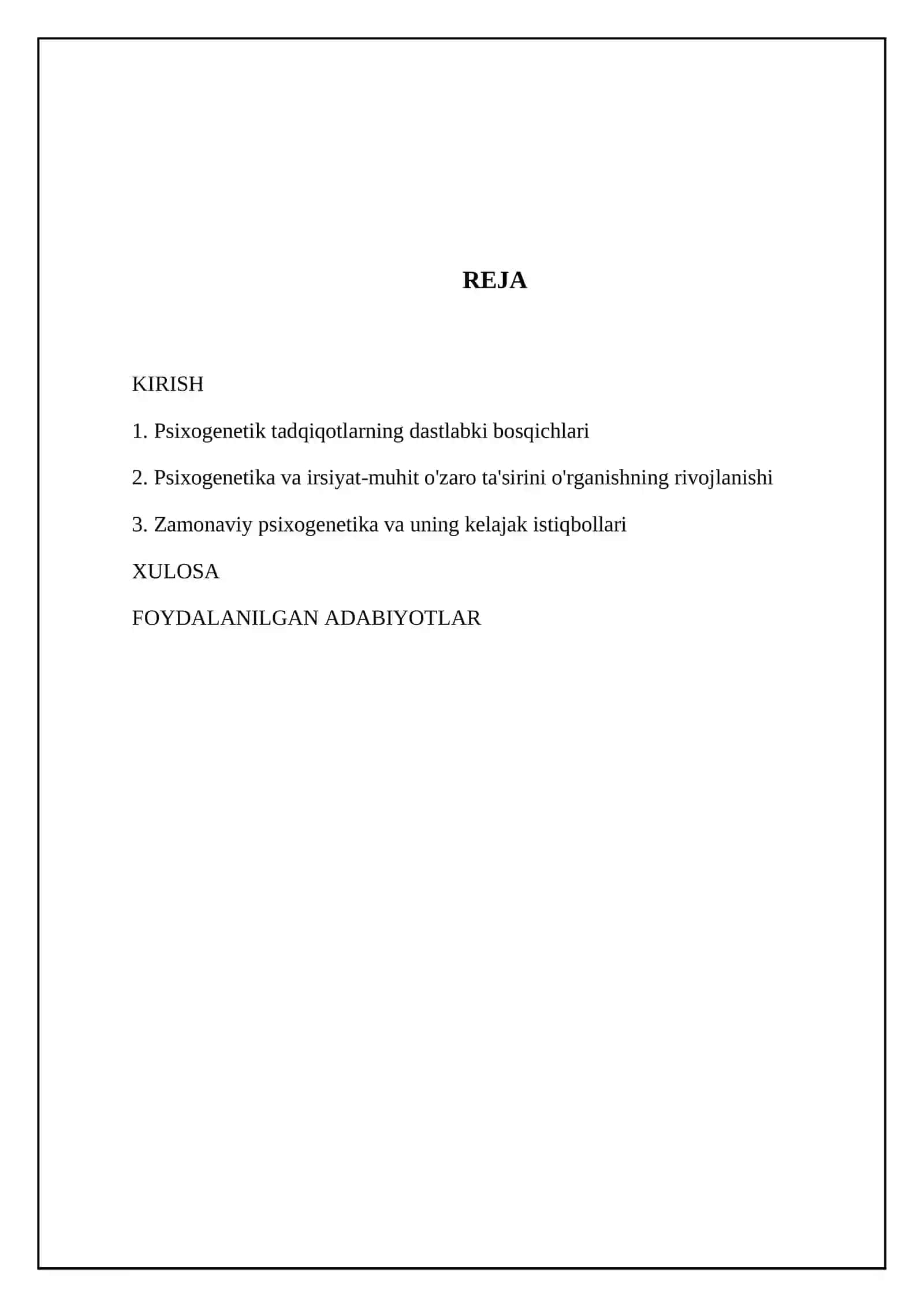 Psixogenetika tarixi 2
