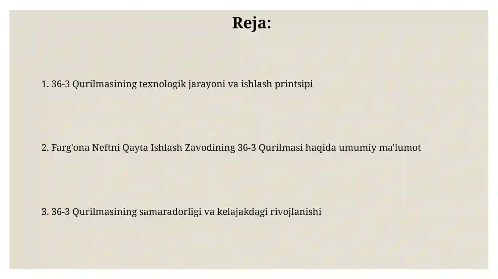 36-3 Qurilmasi haqida umumiy ma'lumot 2
