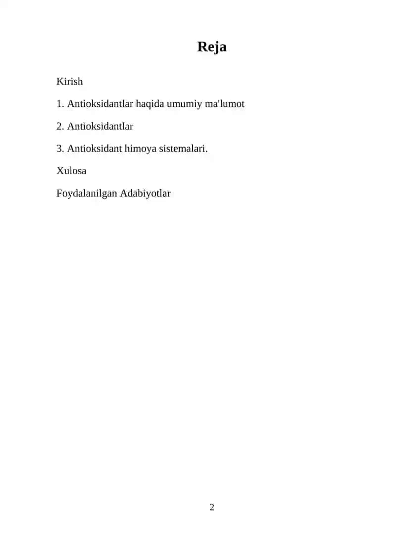 Antioksidantlar 2
