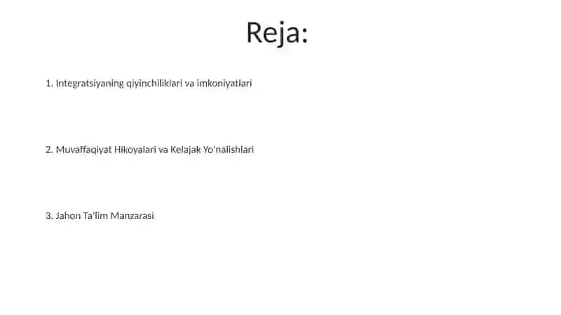 Jahon Ta'lim Manzarasi 2