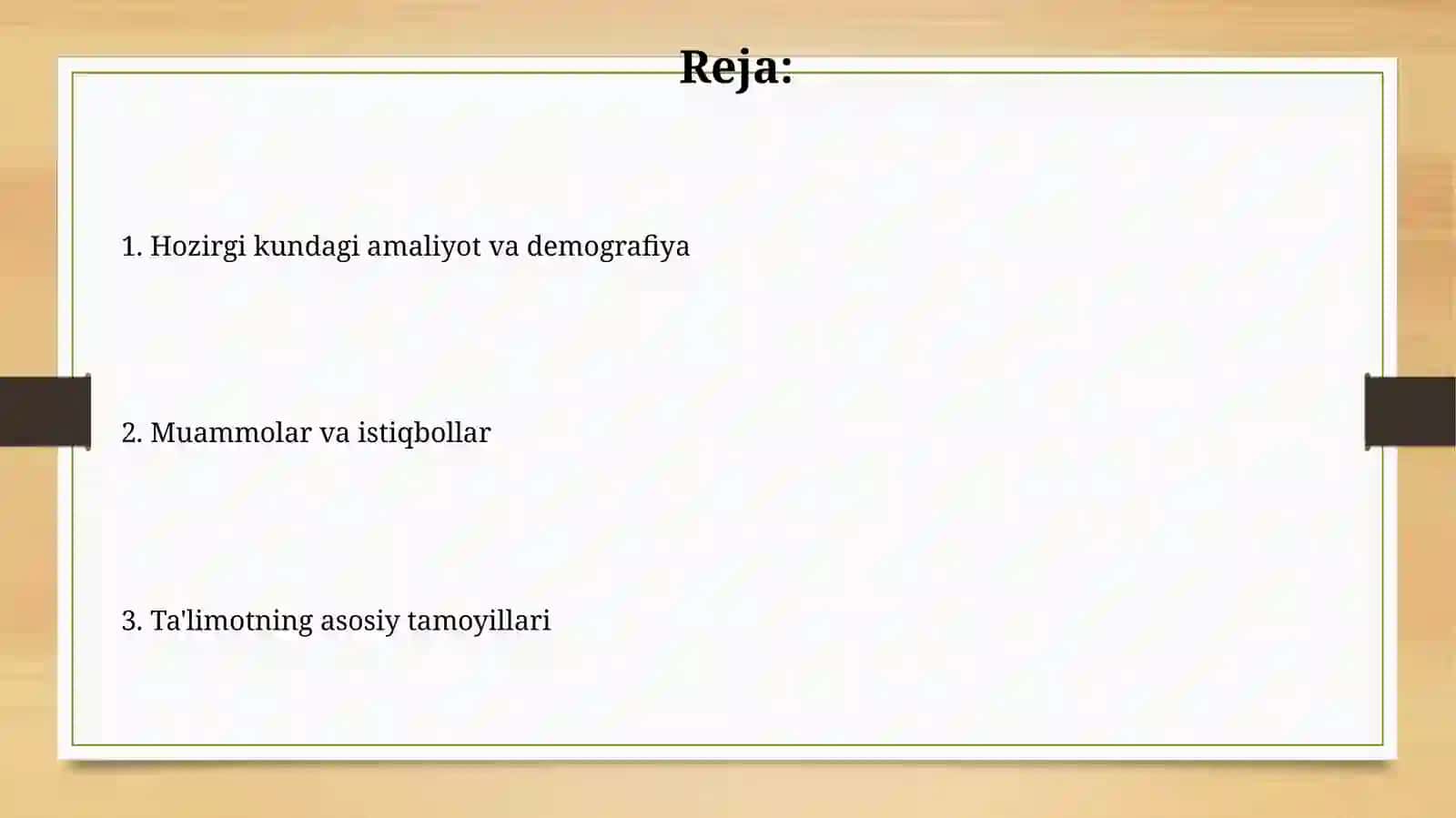 Daosizmnning bugungi holati 2