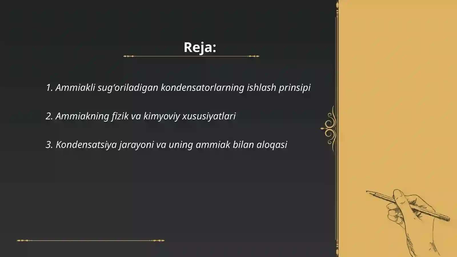 Ammiakli sugʻoriladigan kondensatorlar 2