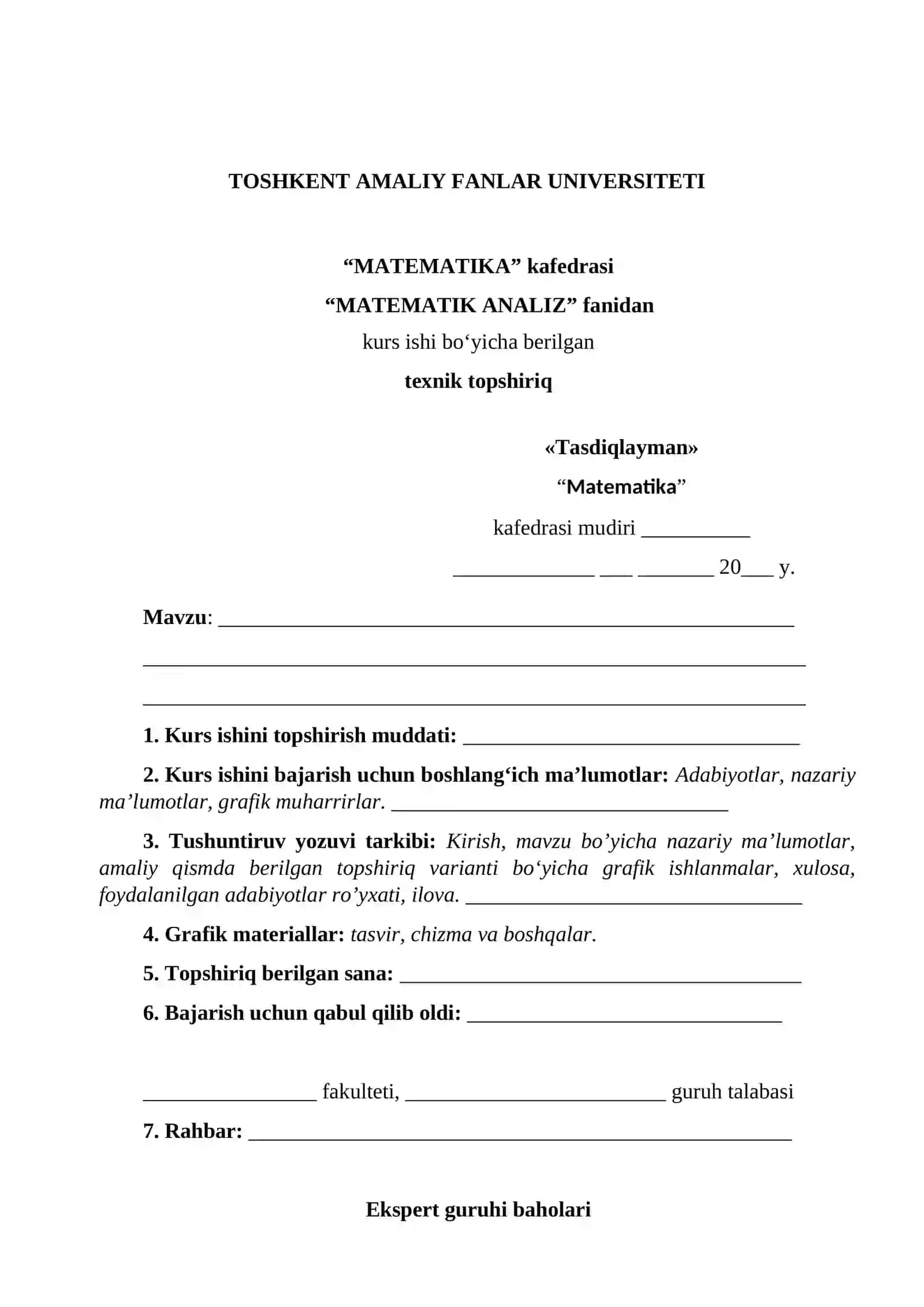 Funksiyani to’liq tekshirish. Grafiklarni chizish 2