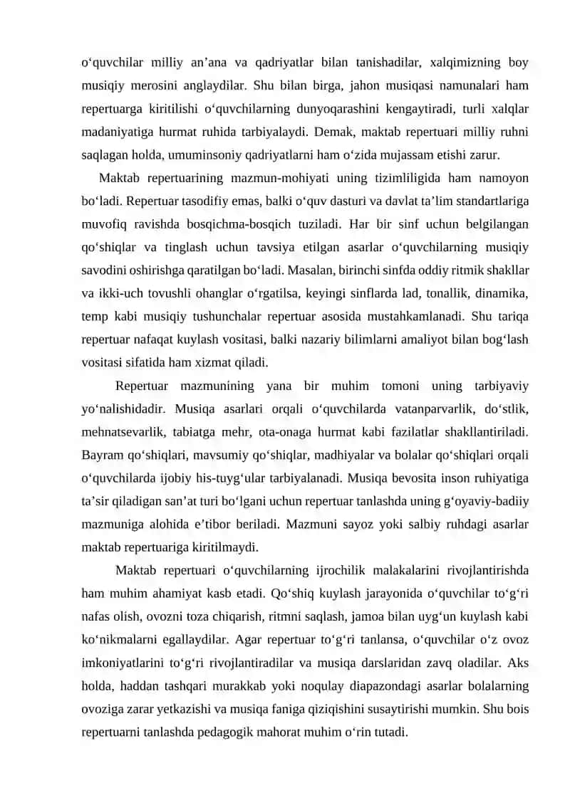 MAKTAB REPERTUARI TUSHUNCHASI VA UNING AHAMIYATI 2