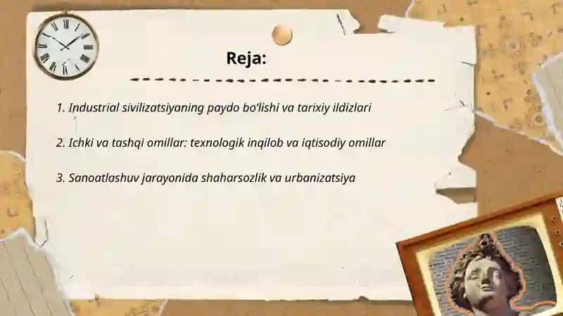 Industrial sivilizatsiyaning qaror topishi 2