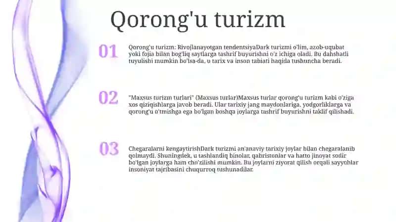 Qorong'u turizm 2