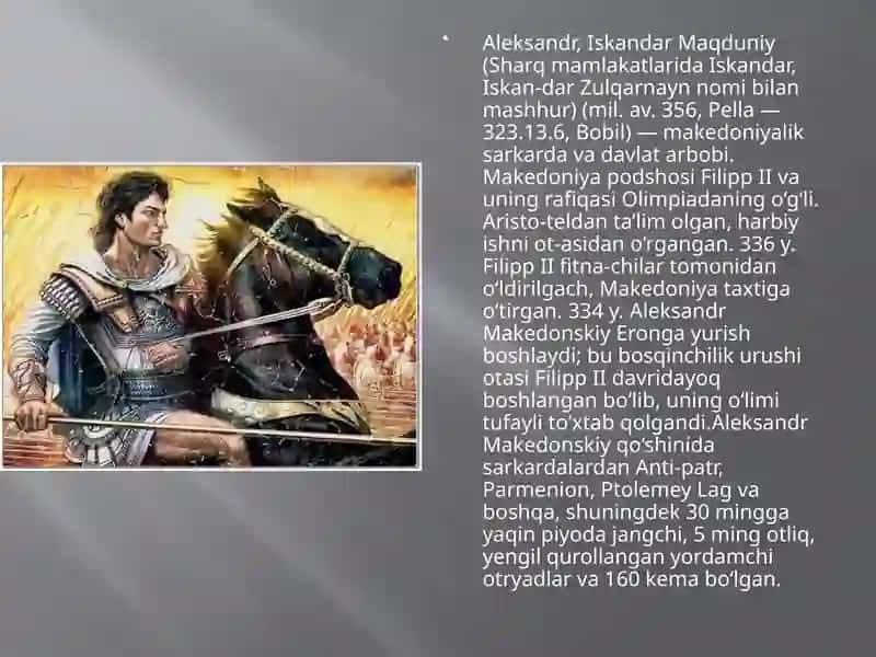 Ahamoniylar va Makedoniyali Aleksandr yurishlari 2
