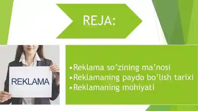 Xizmatlar reklamasi 2