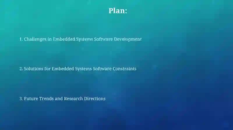 Challenges and Solutions in Embedded Systems Software 2