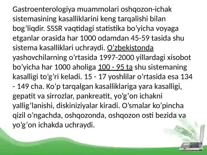 Ovqatlanishning buzilishi, jigarpatalogiyasi, sabablari 2